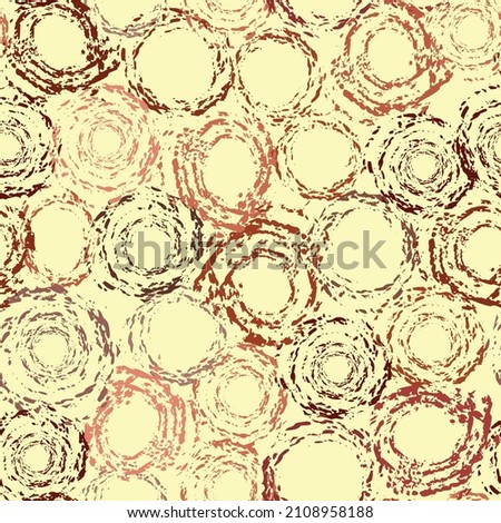 Seamless pattern, roundish abstract prints Stock foto © 