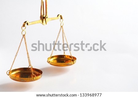 sclaes with copyspace showing law justice or court concept