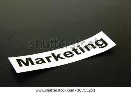 marketing concept with copyspace for text message