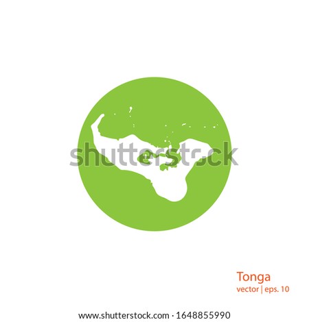 Tonga Maps Logo Design Vector Template