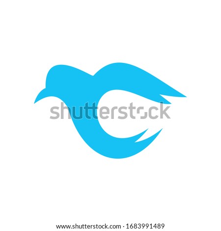 Dove logo awesome design vector 