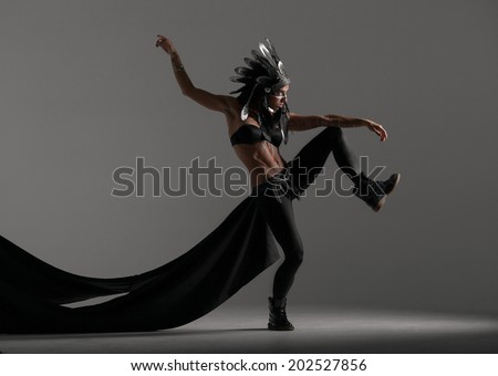 Native American woman dance