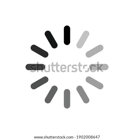 Loading icon vector illustration logo template for many purpose.