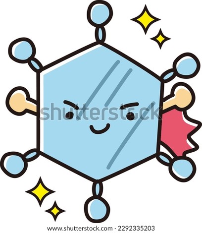 Corona vaccine antibody image character