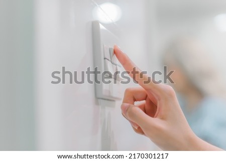 Similar – Image, Stock Photo Light switches on white wall
