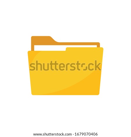 Folder Flat icon vector illustration