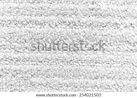 Carpet floor texture background White color