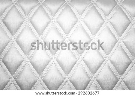 Leather diamond stripes brown color texture background White color