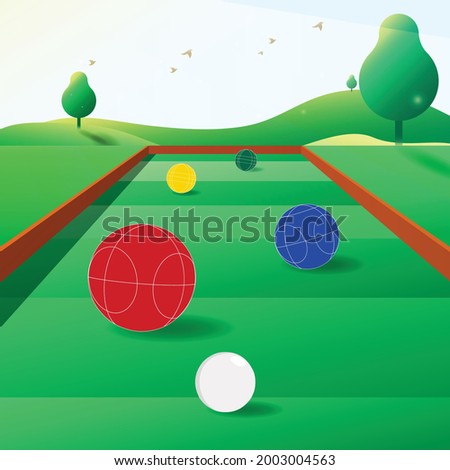 Similar – Image, Stock Photo cue sports scenery