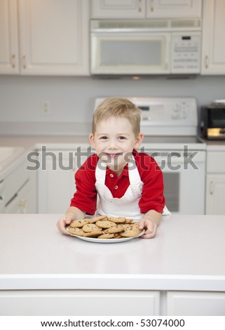 Chef Offering Plate of Cookies to Viewer