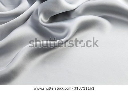 Silver silk textile background