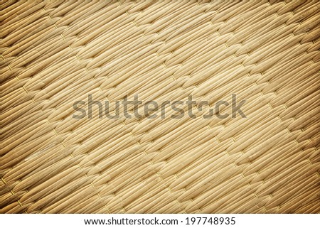 Straw mat texture of a rush matting for the sand Foto d'archivio © 
