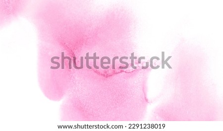 Creative Pastel Wet Repeat Background. Magenta Acrylic Paint Flow. Abstract White Aquarelle Tile Gradient. Light Acrylic Fluid Effect. Colored Pink Decor Ebru. 商業照片 © 