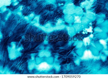 Watercolor Stain Tie Dye. Craft Dirty Wet Background. Black Blue Ink Dirty Brush Print. Acrylic Illustration Pattern. Artistic Wet Brush Art. Drawing Ornament Arts.
