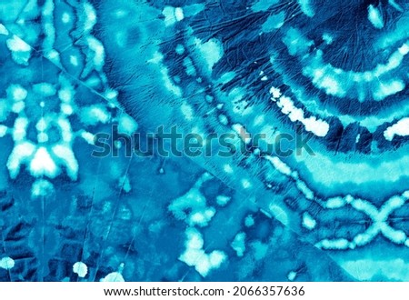 Batik Ornamental Dyes. Craft Dirty Tie Dye Material. White Blue Aquarelle Textile Concept. Tie Dye Brush Washes. Tie Dye Liquid Oil Tie Dye Template. Watercolour Splash Stains.