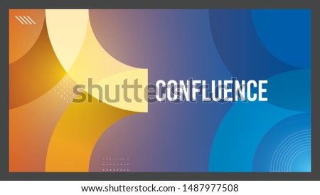 Confluence background design
Template for corporate events
