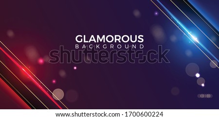 Maroon and blue abstract background-glamorous background with bokeh and sparkles