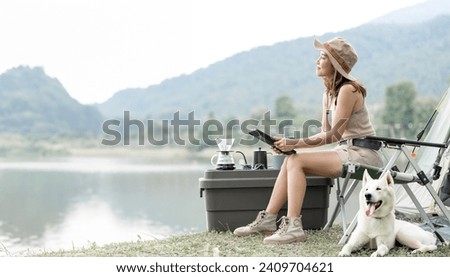 Similar – Image, Stock Photo Young woman traveler in the streets of an old town