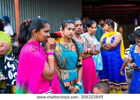 SUNGAI PETANI, Malaysia - JANUARY 17: Hindu devotee taking part in the Thaipusam festival on January 17, 2014 in Malaysia. Hindu festival to worship God Muruga.
