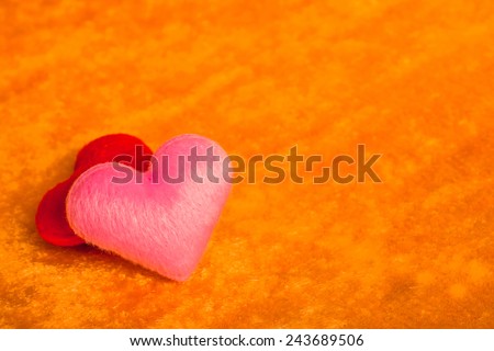 love couple and rose petal on wooden floor , abstract background to love decoration concept. vintage color tone.