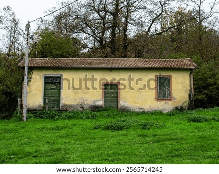 Similar – Image, Stock Photo Abandoned house on the field