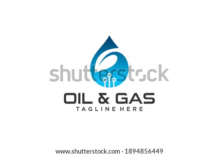 Gas and Oil Logo Template Design, Symbol, Icon