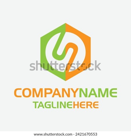 Creative letter s logo design