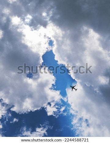 Similar – Image, Stock Photo far away | flying