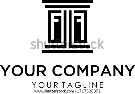 initial F law firm logo
