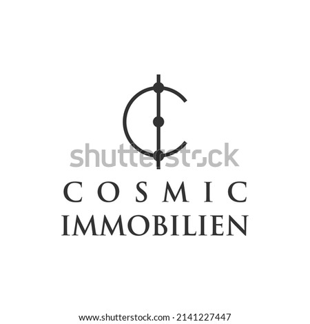cosmic logo for all business letter ci Stock fotó © 
