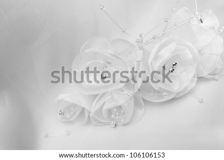 white brides jewelry-  detail