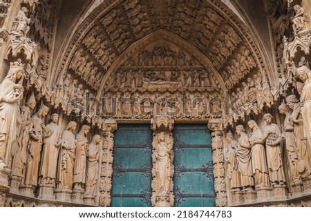 Similar – Image, Stock Photo Cathedral of Metz in rainy weather