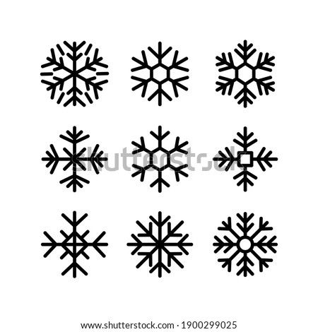 snowflake icon or logo isolated sign symbol vector illustration - Collection of high quality black style vector icons
