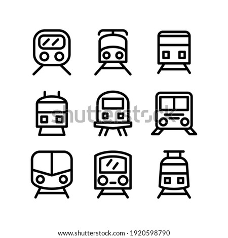 train icon or logo isolated sign symbol vector illustration - Collection of high quality black style vector icons
