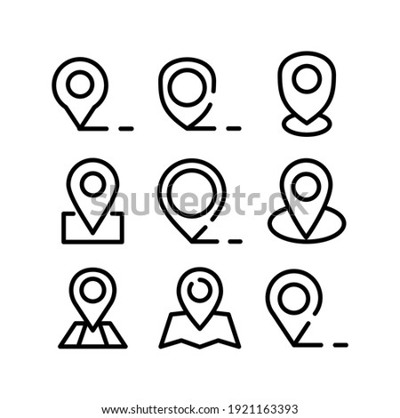location icon or logo isolated sign symbol vector illustration - Collection of high quality black style vector icons
