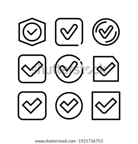 check icon or logo isolated sign symbol vector illustration - Collection of high quality black style vector icons
