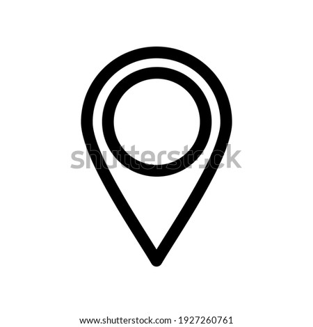 location icon or logo isolated sign symbol vector illustration - high quality black style vector icons
