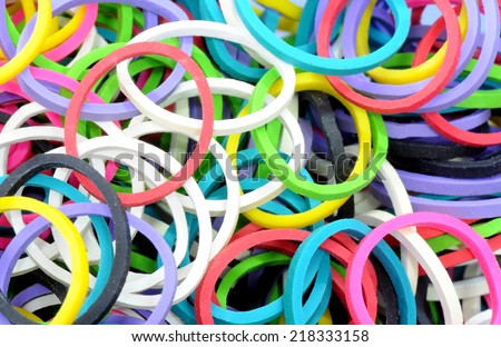 Elastic Colorful rubber bands