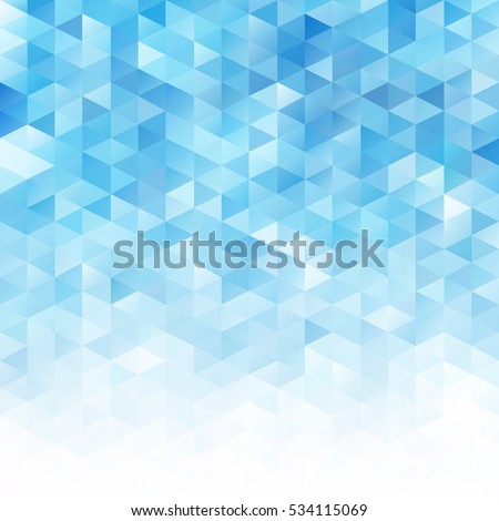 Blue Grid Mosaic Background, Creative Design Templates