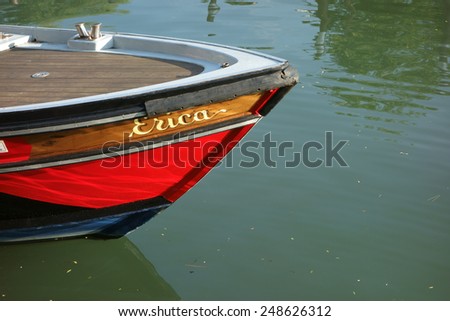 little boat at the dock