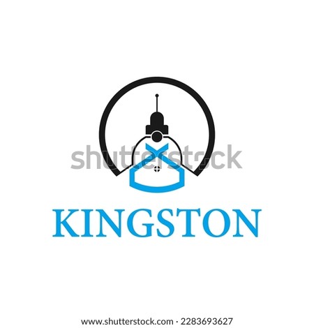kingston logo design icon simple