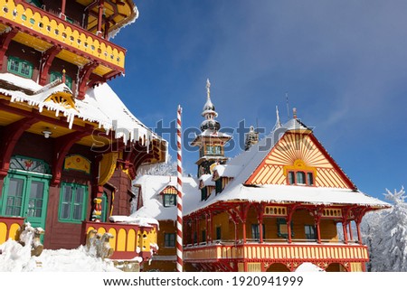 Image, Stock Photo secession Colour Wood Old