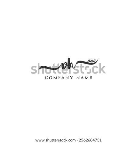 Minimalist VK Logo Design with Abstract Feather Element