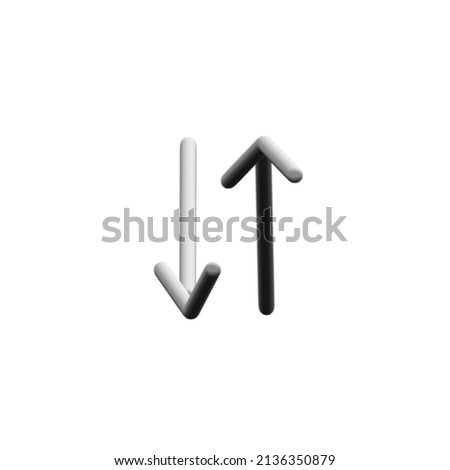 Updown Data celluler icon vector