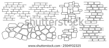 Similar – Image, Stock Photo crack in masonry