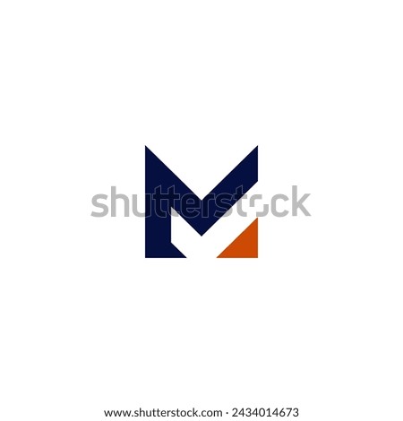 M logo and check mark