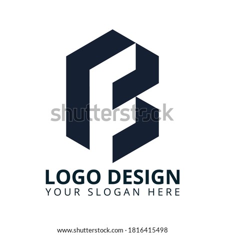 B F Letter Professional Logo Design. F B Letter Logo Stock fotó © 