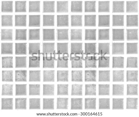 Seamless gray old square tile texture of wall and floor, tile interior of bathroom, pool, kitchen.