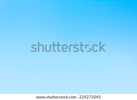 Blue sky in the clear sky day image background .