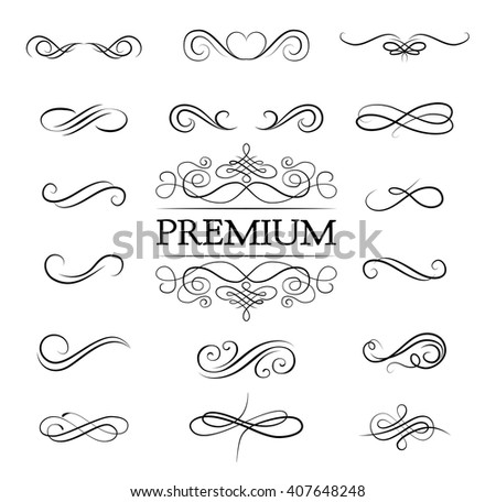 Ornate Frame Elements Vintage And Filigree Decoration Scroll Swirls Element Ornate Frame Elements Vintage And Filigree Decoration Scroll Swirls Element
